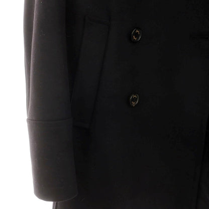 【中古】シーラップ Sealup GENOVA ウール ピーコート ブラック【 46 】【 状態ランクA 】【 メンズ 】