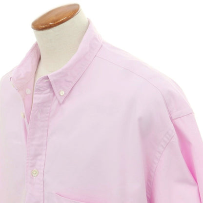 【中古】スタジオニコルソン STUDIO NICHOLSON BEAMS PLUS別注 2025年秋冬 オックスフォード ボタンダウン カジュアルシャツ ピンク【 M 】【 状態ランクB 】【 メンズ 】