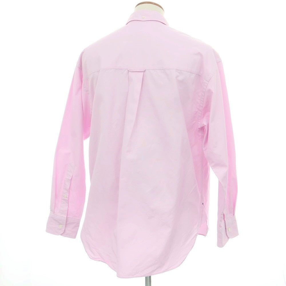 【中古】スタジオニコルソン STUDIO NICHOLSON BEAMS PLUS別注 2025年秋冬 オックスフォード ボタンダウン カジュアルシャツ ピンク【 M 】【 状態ランクB 】【 メンズ 】