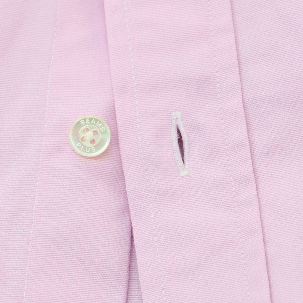 【中古】スタジオニコルソン STUDIO NICHOLSON BEAMS PLUS別注 2025年秋冬 オックスフォード ボタンダウン カジュアルシャツ ピンク【 M 】【 状態ランクB 】【 メンズ 】