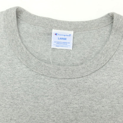 【中古】チャンピオン Champion × MIN-NANO × BEAMS コットン クルーネック ポケット 半袖Ｔシャツ グレー【 L 】【 状態ランクB 】【 メンズ 】