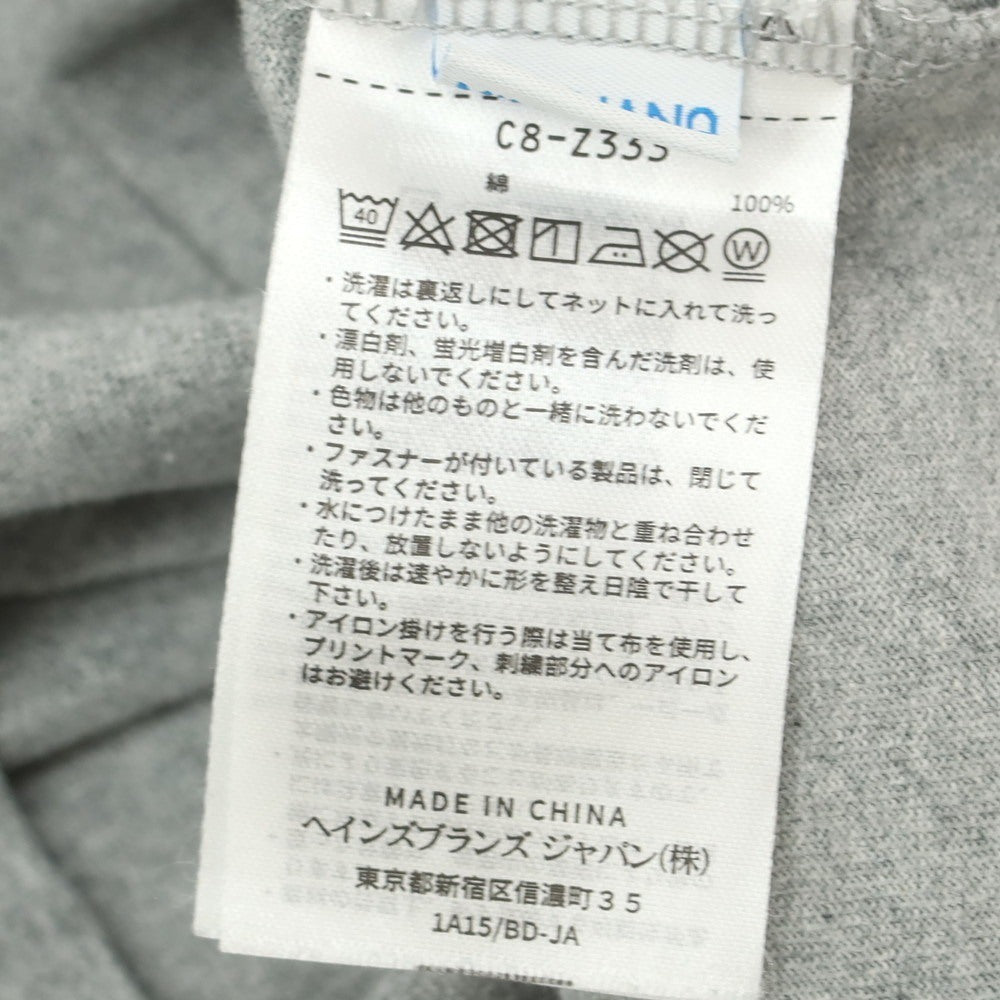 【中古】チャンピオン Champion × MIN-NANO × BEAMS コットン クルーネック ポケット 半袖Ｔシャツ グレー【 L 】【 状態ランクB 】【 メンズ 】