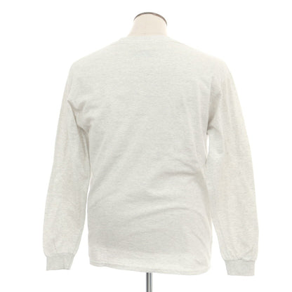 【中古】アンタイヒーロー ANTI HERO コットン クルーネック 長袖Ｔシャツ アッシュグレー【 L 】【 状態ランクB 】【 メンズ 】