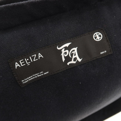 【中古】イライザ AELIZA × FUTURE ARCHIVE コットン系 ショルダーバッグ ブラック【 状態ランクC 】【 メンズ 】