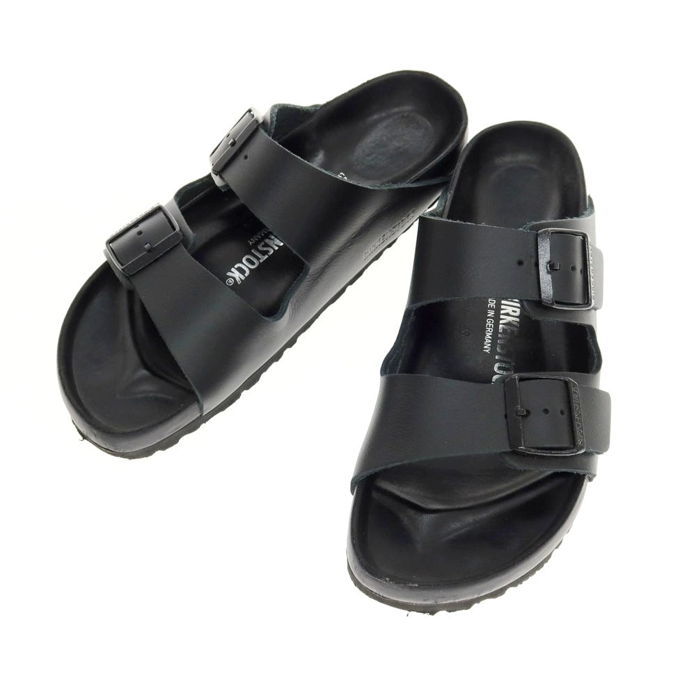 【中古】ビルケンシュトック BIRKENSTOCK ARIZONA オールレザー サンダル ブラック【 26.5 】【 状態ランクB 】【 メンズ 】