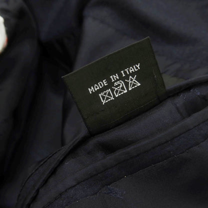 【中古】キートン Kiton SUPER180’S 14micron ウール ストライプ 3つボタンスーツ ネイビー【 50 】【 状態ランクB 】【 メンズ 】