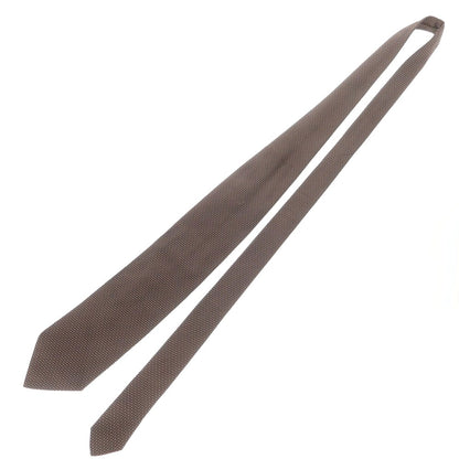 【中古】チェーザレ アットリーニ Cesare Attolini シルク ドット柄ネクタイ ブラウン【 状態ランクB 】【 メンズ 】