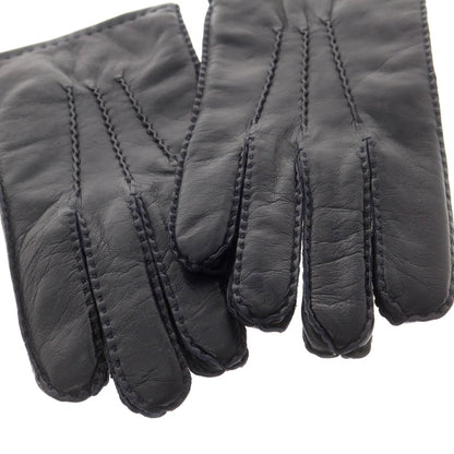 【中古】ジェネラルデザイン general design レザー マイクロボアライニング 手袋 グローブ ネイビー【 表記なし 】【 状態ランクA 】【 メンズ 】