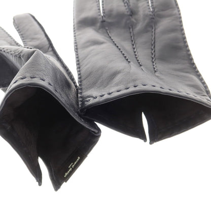 【中古】ジェネラルデザイン general design レザー マイクロボアライニング 手袋 グローブ ネイビー【 表記なし 】【 状態ランクA 】【 メンズ 】