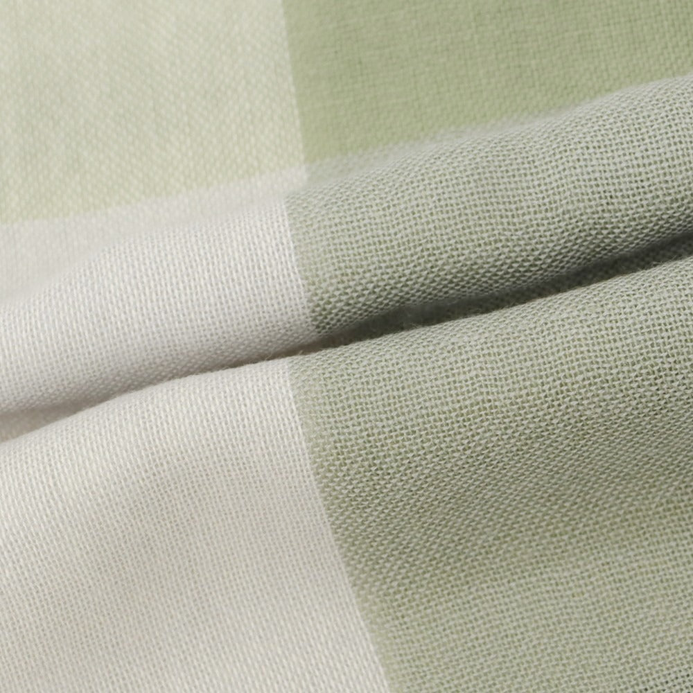 【中古】ジョンストンズ JOHNSTONS ウール ストール セージxグレー【 状態ランクA 】【 メンズ 】