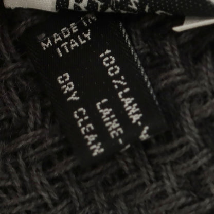 【中古】アルマーニ コレッツォーニ ARMANI COLLEZIONI ウール マフラー ダークグレー系【 状態ランクB 】【 メンズ 】