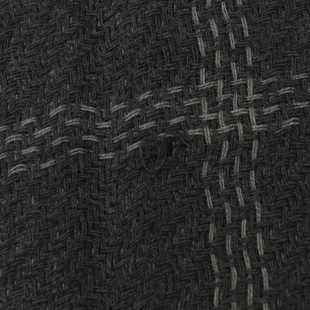 【中古】アルマーニ コレッツォーニ ARMANI COLLEZIONI ウール マフラー ダークグレー系【 状態ランクB 】【 メンズ 】