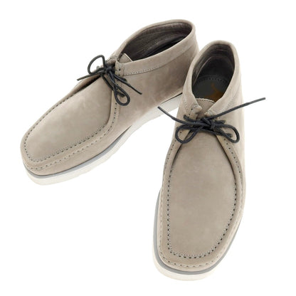 【中古】パドモア アンド バーンズ Padmore &amp; Barnes ヌバックレザー ワラビーブーツ グレージュ【 8 】【 状態ランクB 】【 メンズ 】