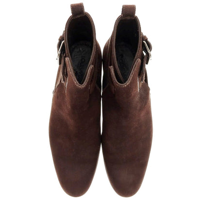 【中古】ルイ ヴィトン LOUIS VUITTON ヌバック ジョッパーブーツ ダークブラウン【 5 】【 状態ランクA 】【 メンズ 】