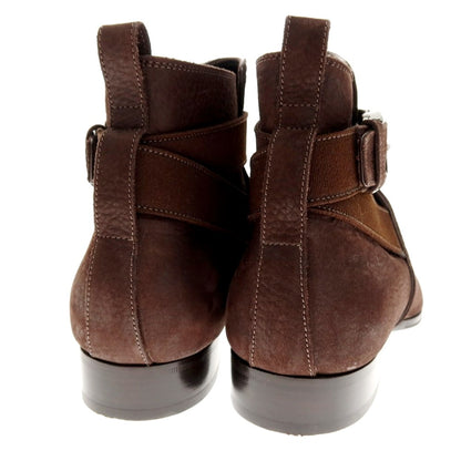 【中古】ルイ ヴィトン LOUIS VUITTON ヌバック ジョッパーブーツ ダークブラウン【 5 】【 状態ランクA 】【 メンズ 】