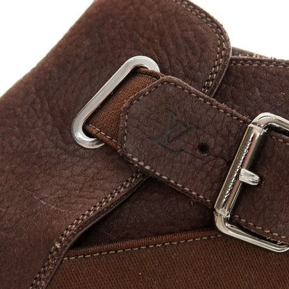 【中古】ルイ ヴィトン LOUIS VUITTON ヌバック ジョッパーブーツ ダークブラウン【 5 】【 状態ランクA 】【 メンズ 】