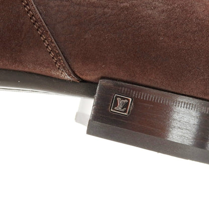 【中古】ルイ ヴィトン LOUIS VUITTON ヌバック ジョッパーブーツ ダークブラウン【 5 】【 状態ランクA 】【 メンズ 】