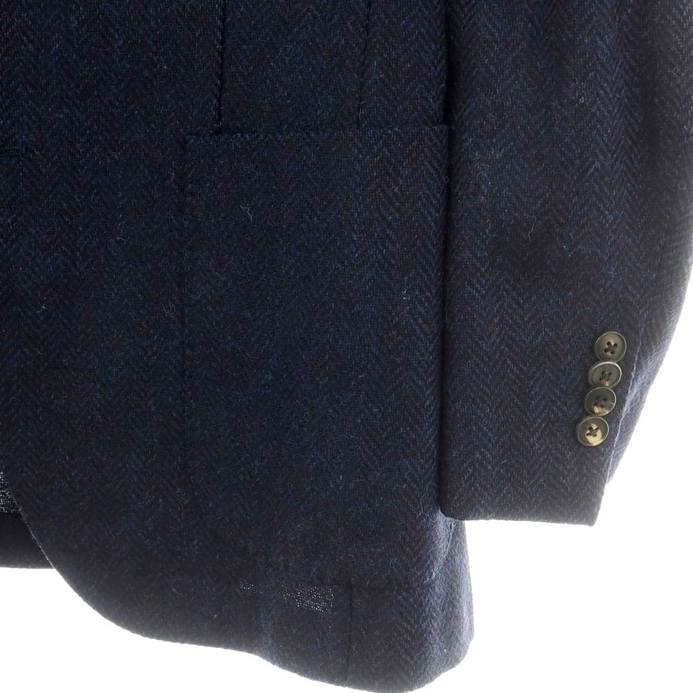 【中古】ボリオリ BOGLIOLI K.JACKET ウール テーラードジャケット ネイビー【 サイズ44 】【 状態ランクB 】【 メンズ 】 [BPD]