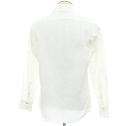 【中古】フィナモレ Finamore コットン ホリゾンタルカラー カジュアルシャツ ホワイト【 S 】【 状態ランクC 】【 メンズ 】