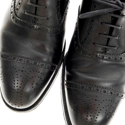 【中古】クロケットアンドジョーンズ CROCKETT&amp;JONES COVENTRY セミブローグ ドレスシューズ ブラック【 6E 】【 状態ランクB 】【 メンズ 】