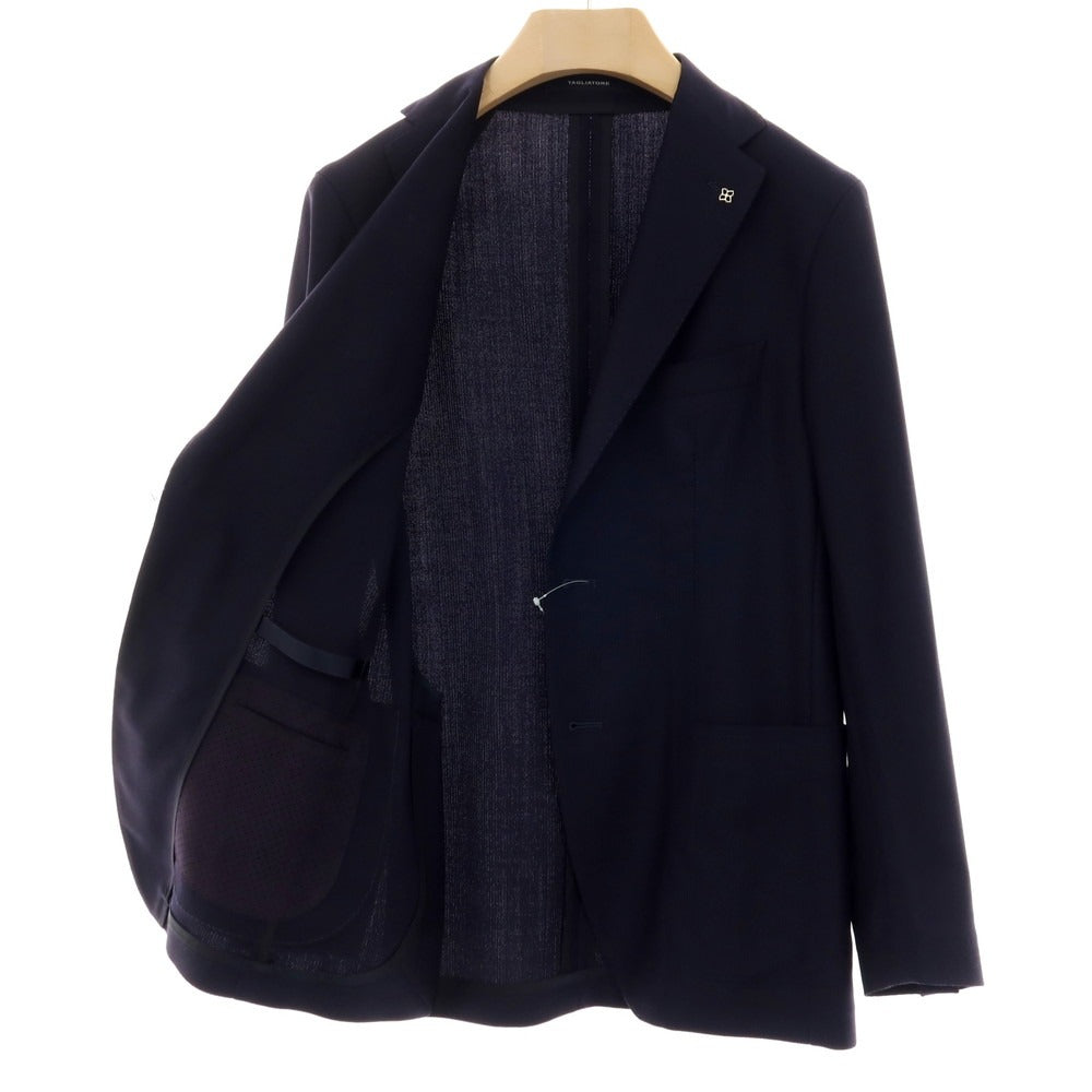 【中古】タリアトーレ TAGLIATORE ウール テーラードジャケット ネイビー【 44 】【 状態ランクB 】【 メンズ 】 []
