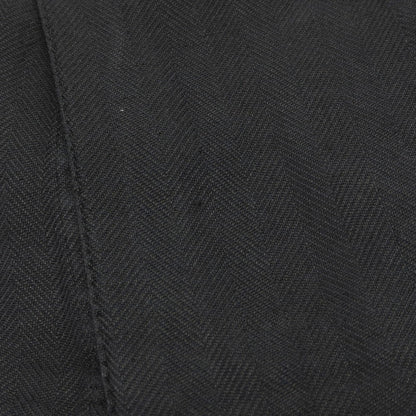 【中古】ラルディーニ LARDINI ストレッチ コットンラミーリネン ヘリンボーン 3B テーラードジャケット ブラック【サイズ44】【 状態ランクB 】【 メンズ 】