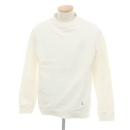 【中古】ギローバー GUY ROVER コットン クルーネック スウェット ホワイト【 S 】【 状態ランクC 】【 メンズ 】