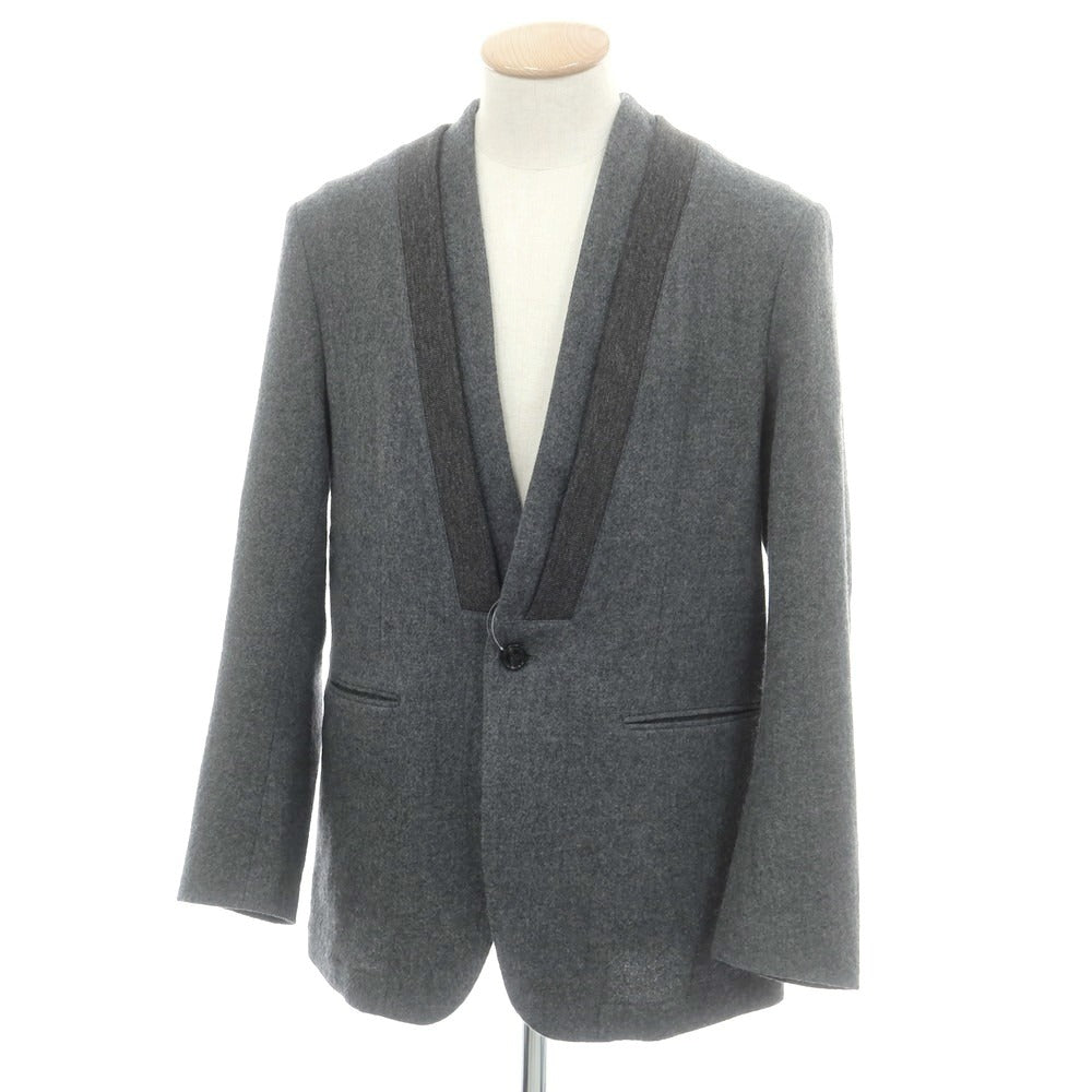 【中古】ケイスリーヘイフォード Casely Hayford ウール カジュアルジャケット グレー【 36 】【 状態ランクB 】【 メンズ 】