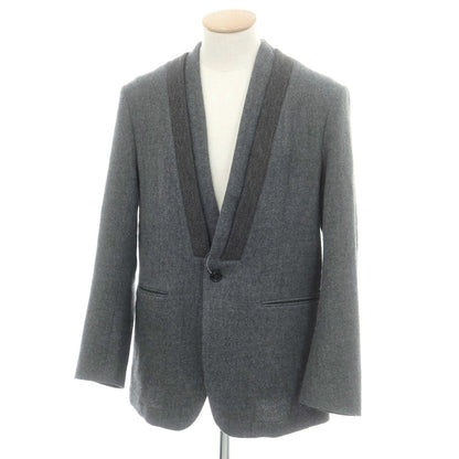 【中古】ケイスリーヘイフォード Casely Hayford ウール カジュアルジャケット グレー【 36 】【 状態ランクB 】【 メンズ 】