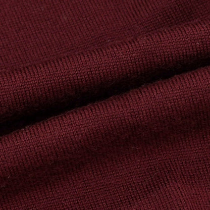 【中古】クルチアーニ CRUCIANI ハイゲージ ウール タートルネック プルオーバーニット ワインレッド【 46 】【 状態ランクB 】【 メンズ 】