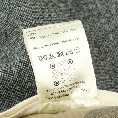 【中古】ベルウィッチ BERWICH ウール ドレススラックスパンツ グレー【 46 】【 状態ランクB 】【 メンズ 】