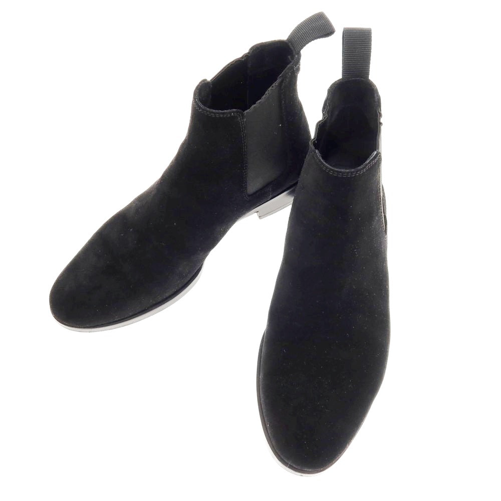 【中古】ポルペッタ polpetta スエード サイドゴアブーツ ブラック【 40 】【 状態ランクB 】【 メンズ 】