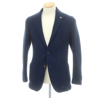 【中古】ラルディーニ LARDINI ウール テーラードジャケット ネイビー【 44 】【 状態ランクB 】【 メンズ 】