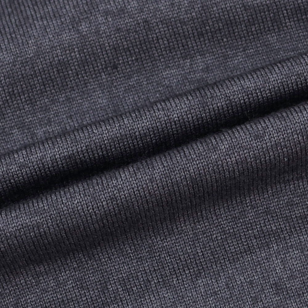 【中古】グランサッソ GRAN SASSO ハイゲージ ウールカシミヤ タートルネック プルオーバーニット グレー【 46 】【 状態ランクB 】【 メンズ 】