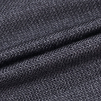 【中古】グランサッソ GRAN SASSO ハイゲージ ウールカシミヤ タートルネック プルオーバーニット グレー【 46 】【 状態ランクB 】【 メンズ 】