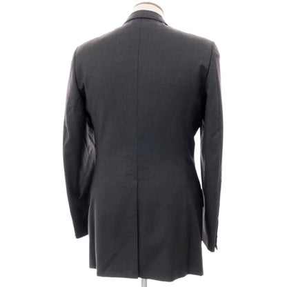 【中古】マイケルタピア MICHAEL TAPIA ウール テーラードジャケット ダークグレー【サイズ48】【 状態ランクD 】【 メンズ 】