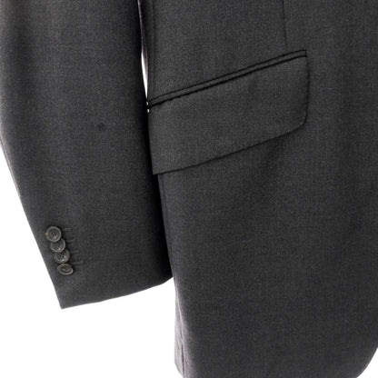 【中古】マイケルタピア MICHAEL TAPIA ウール テーラードジャケット ダークグレー【サイズ48】【 状態ランクD 】【 メンズ 】