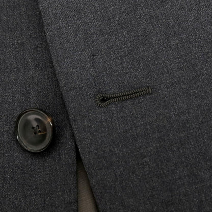 【中古】マイケルタピア MICHAEL TAPIA ウール テーラードジャケット ダークグレー【サイズ48】【 状態ランクD 】【 メンズ 】