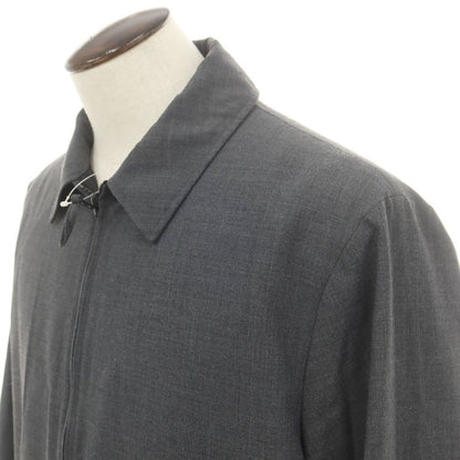 【中古】アスペジ ASPESI リバーシブル ダブルジップ ブルゾン グレー【 L 】【 状態ランクB 】【 メンズ 】