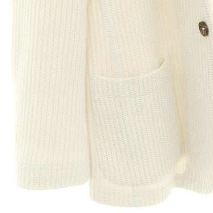 【中古】パオローニ PAOLONI ウールコットンポリエステル ニットジャケット オフホワイト【 50 】【 状態ランクB 】【 メンズ 】