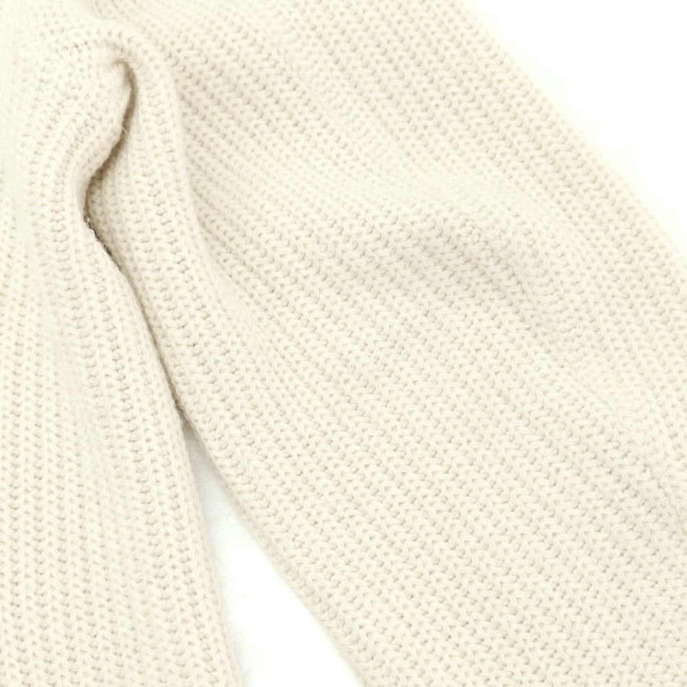 【中古】パオローニ PAOLONI ウールコットンポリエステル ニットジャケット オフホワイト【 50 】【 状態ランクB 】【 メンズ 】