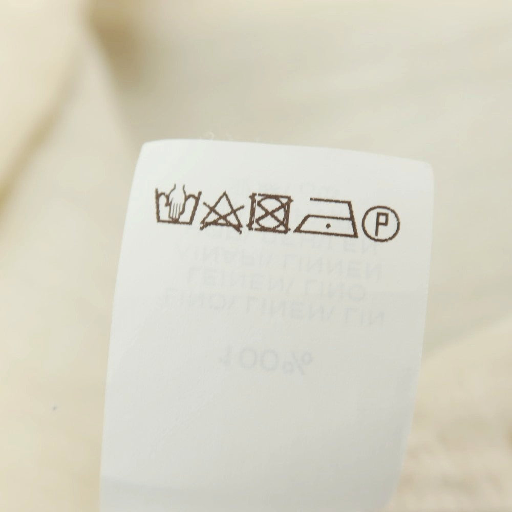 【中古】ブルネロクチネリ Brunello Cucinelli リネン セミワイドカラー カジュアルシャツ ベージュ【サイズM】【 状態ランクB 】【 メンズ 】