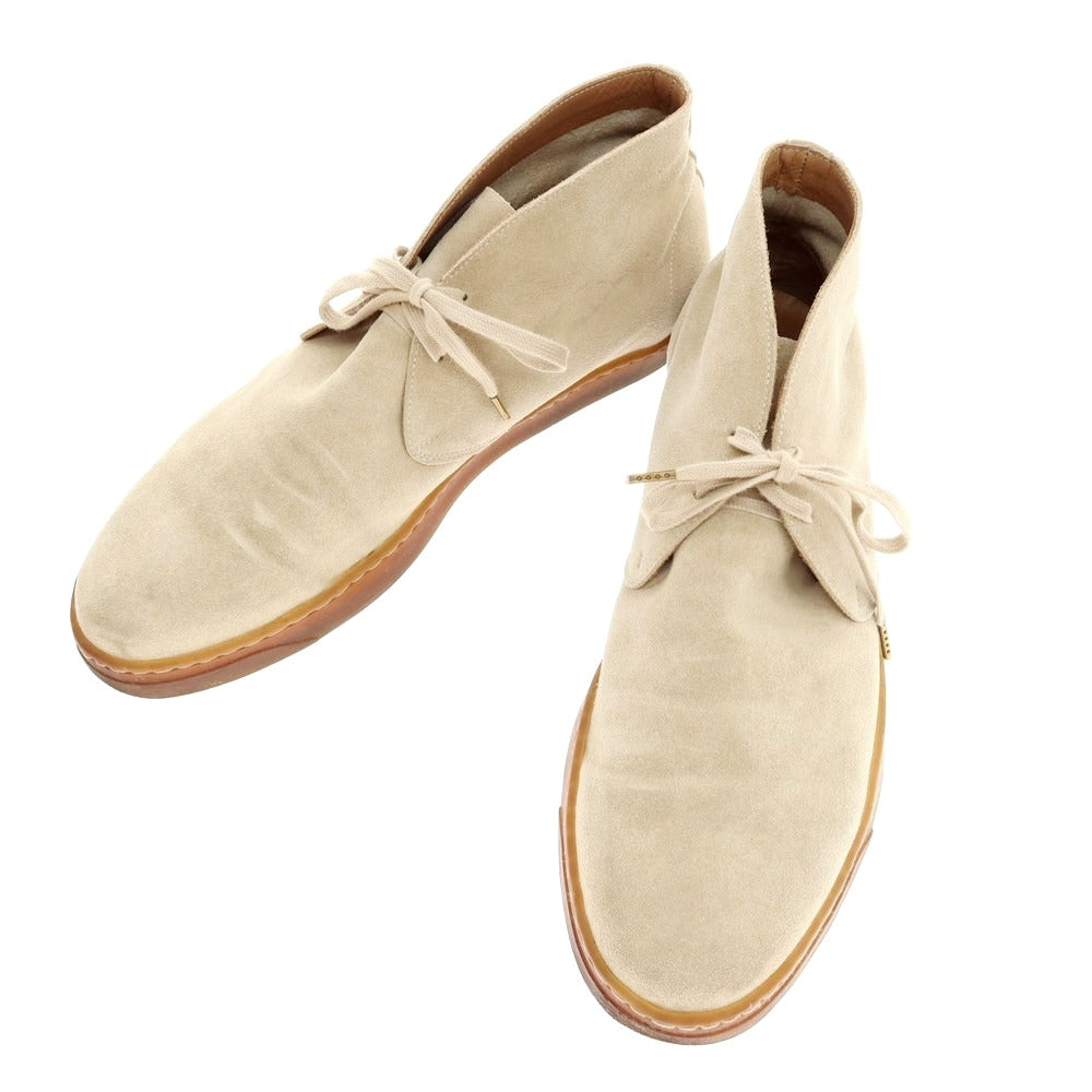 【中古】エー エム ピー アントニオピオメーレ AMP ANTONIO PIO MELE スエード チャッカブーツ スニーカー ベージュ【 43 】【 状態ランクB 】【 メンズ 】