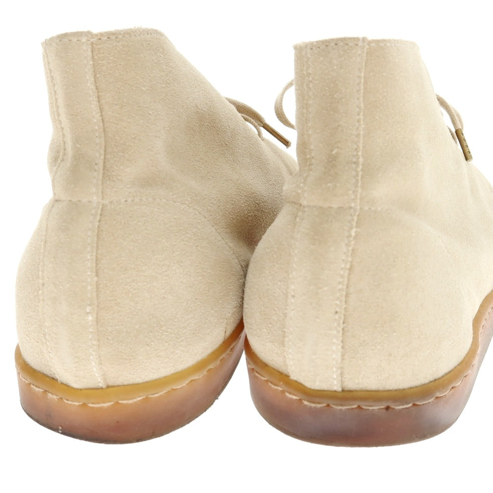 【中古】エー エム ピー アントニオピオメーレ AMP ANTONIO PIO MELE スエード チャッカブーツ スニーカー ベージュ【 43 】【 状態ランクB 】【 メンズ 】