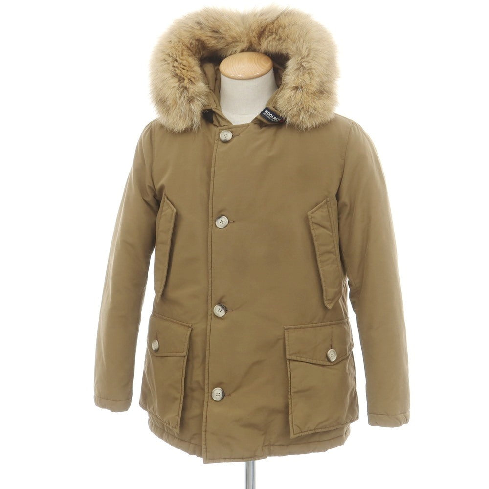【中古】ウールリッチ WOOLRICH コットンナイロン ダウンコート ベージュ【 S 】【 状態ランクC 】【 メンズ 】
