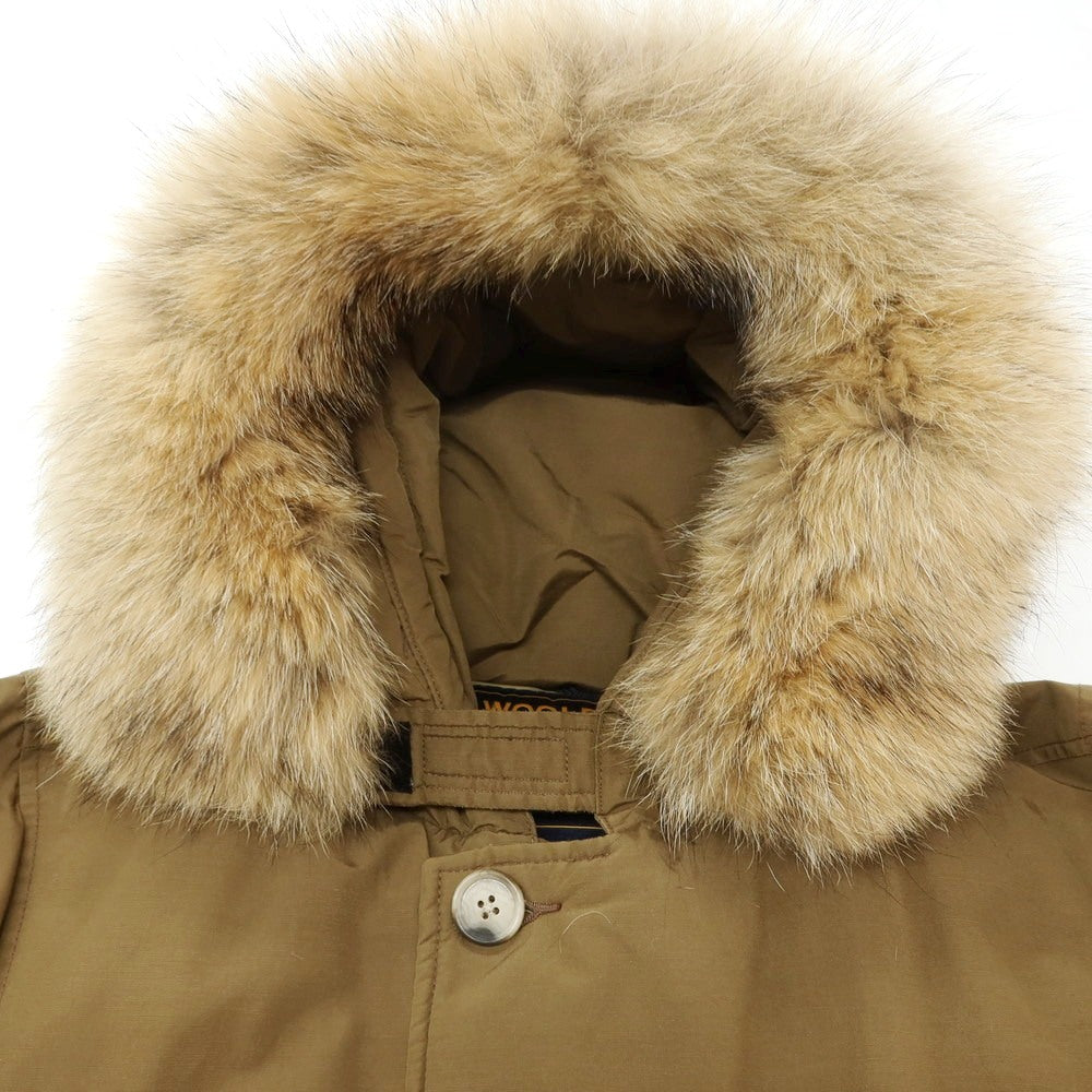 【中古】ウールリッチ WOOLRICH コットンナイロン ダウンコート ベージュ【 S 】【 状態ランクC 】【 メンズ 】