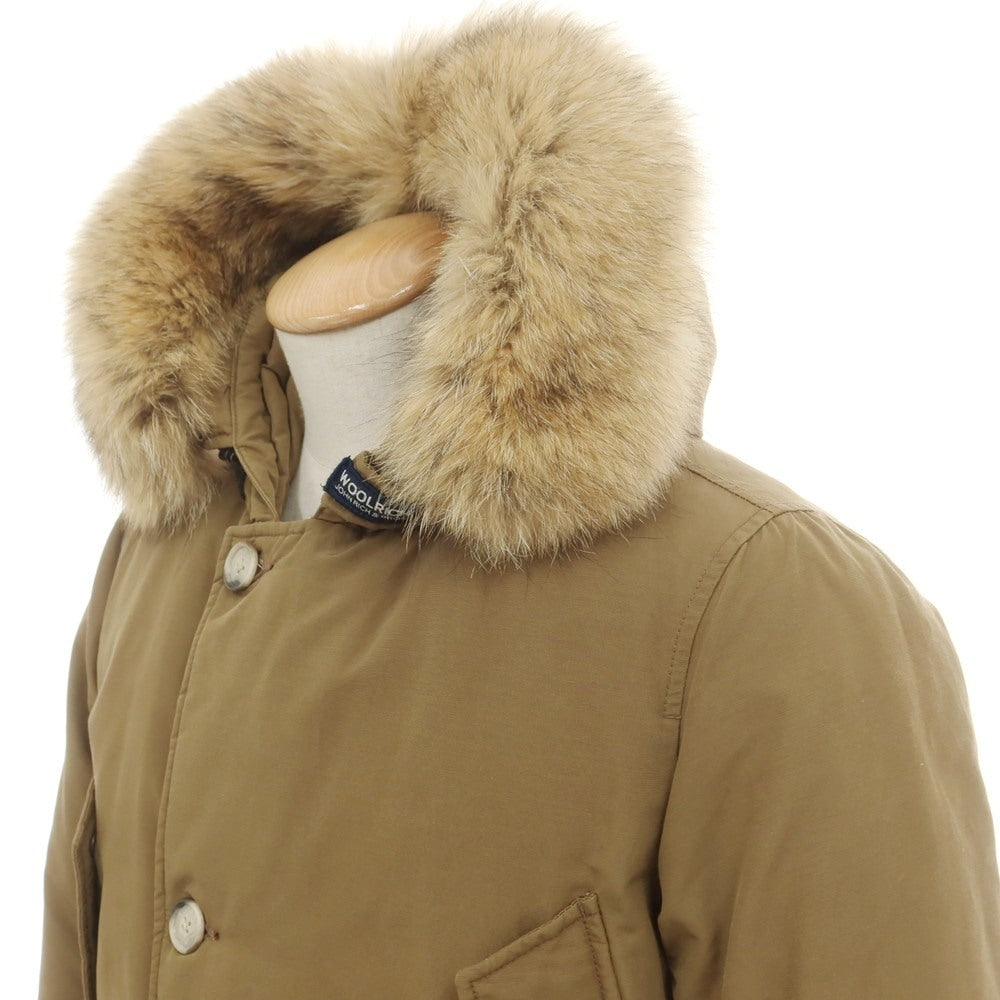 【中古】ウールリッチ WOOLRICH コットンナイロン ダウンコート ベージュ【 S 】【 状態ランクC 】【 メンズ 】