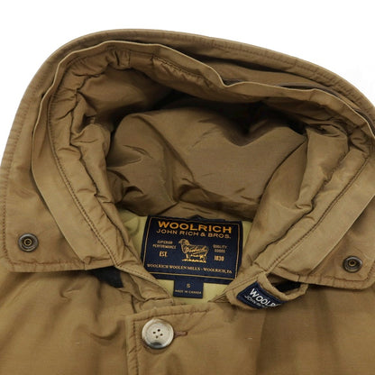 【中古】ウールリッチ WOOLRICH コットンナイロン ダウンコート ベージュ【 S 】【 状態ランクC 】【 メンズ 】