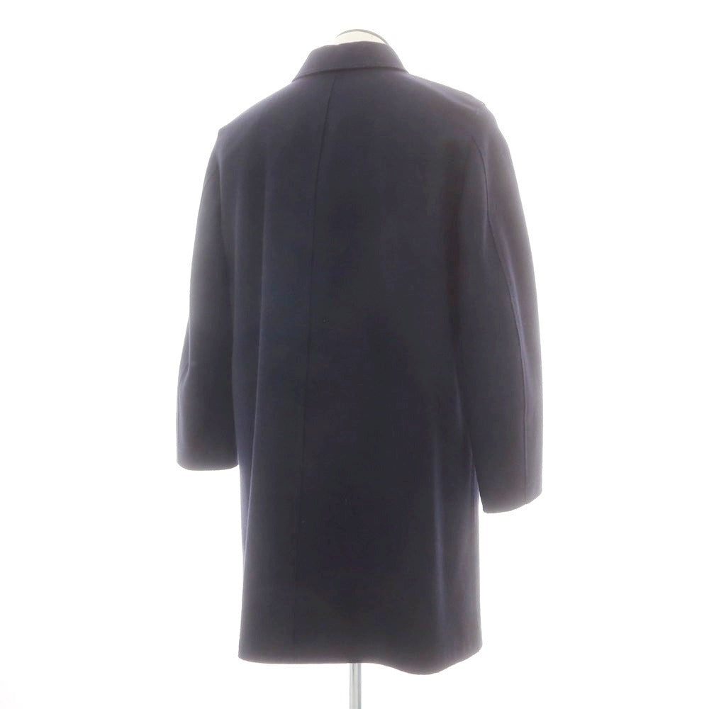 【中古】ヒピハパ jipijapa ウールナイロン ステンカラーコート ネイビー【 1 】【 状態ランクC 】【 メンズ 】