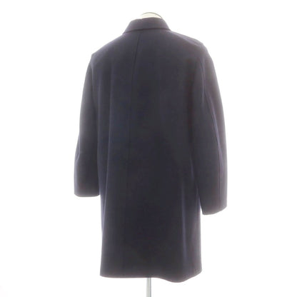 【中古】ヒピハパ jipijapa ウールナイロン ステンカラーコート ネイビー【 1 】【 状態ランクC 】【 メンズ 】